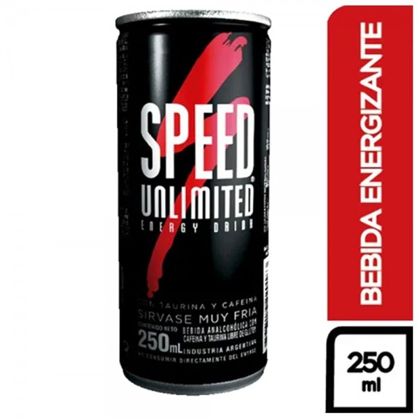BEBIDAS ENERGIZANTE SPEED 250ml